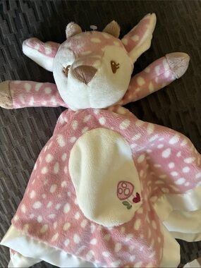 New Douglas Baby Farrah Fawn Lil
Snugglers Lovey Security Blanket Pink White Dee